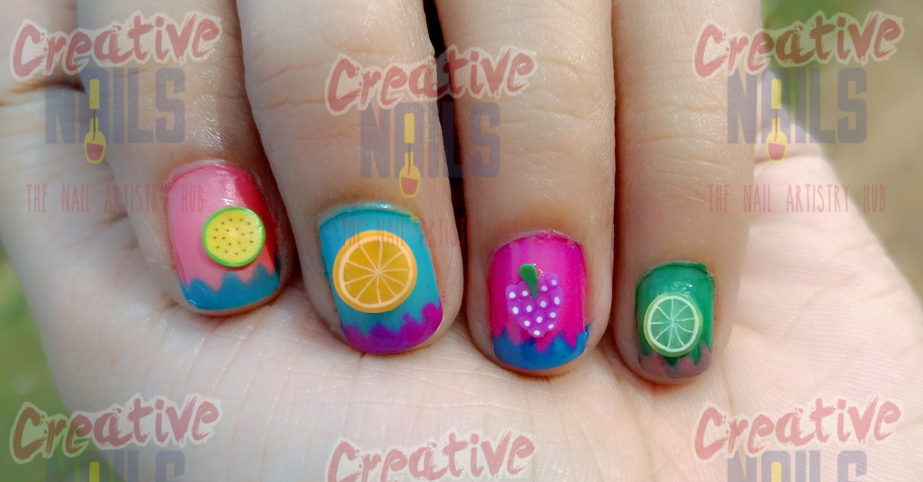Fresh Fruits Nail Art