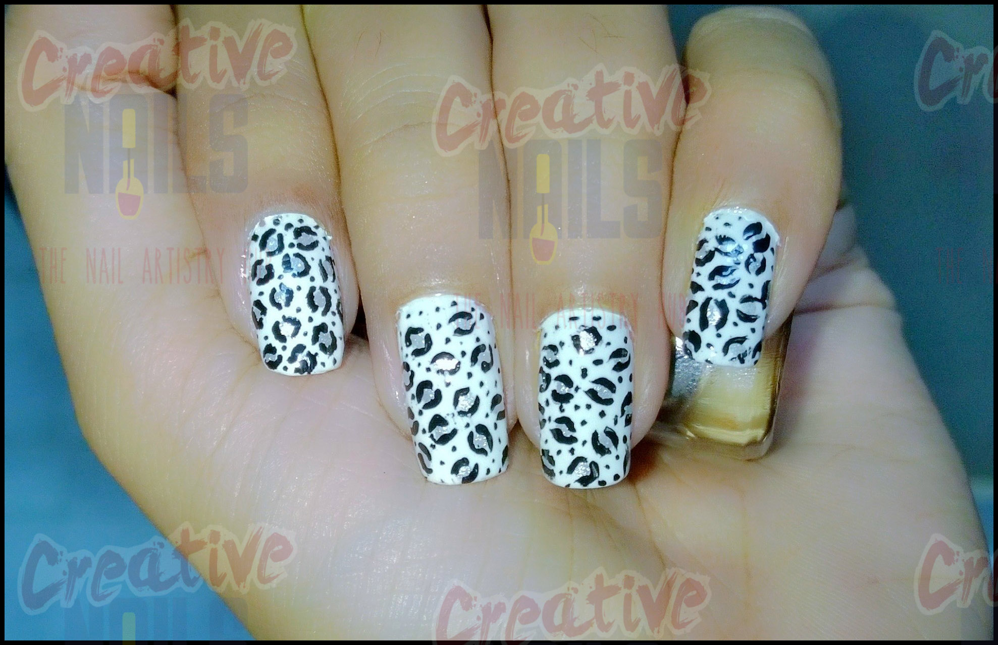 Cheetah Print Nails