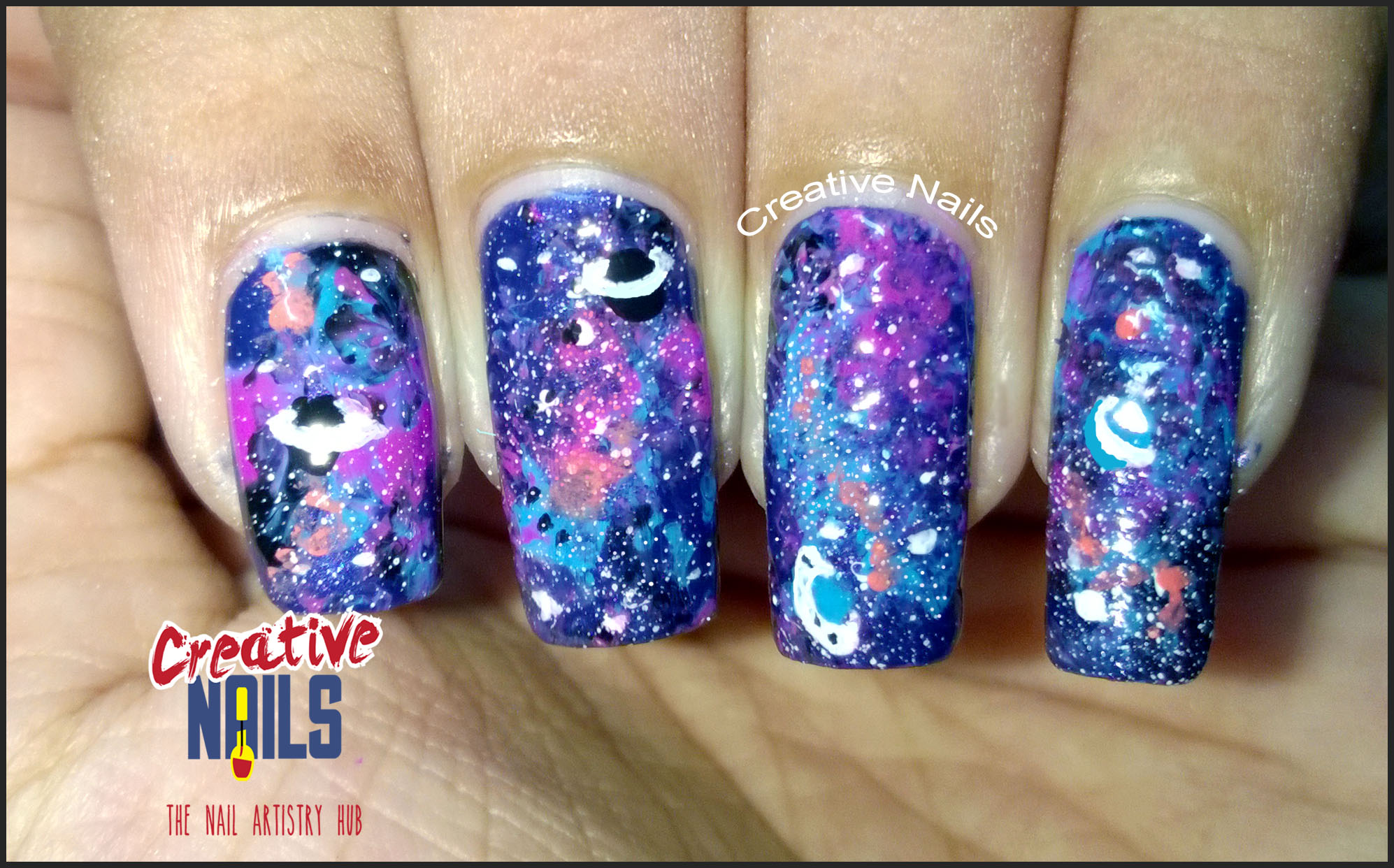 Galaxy Nail Art