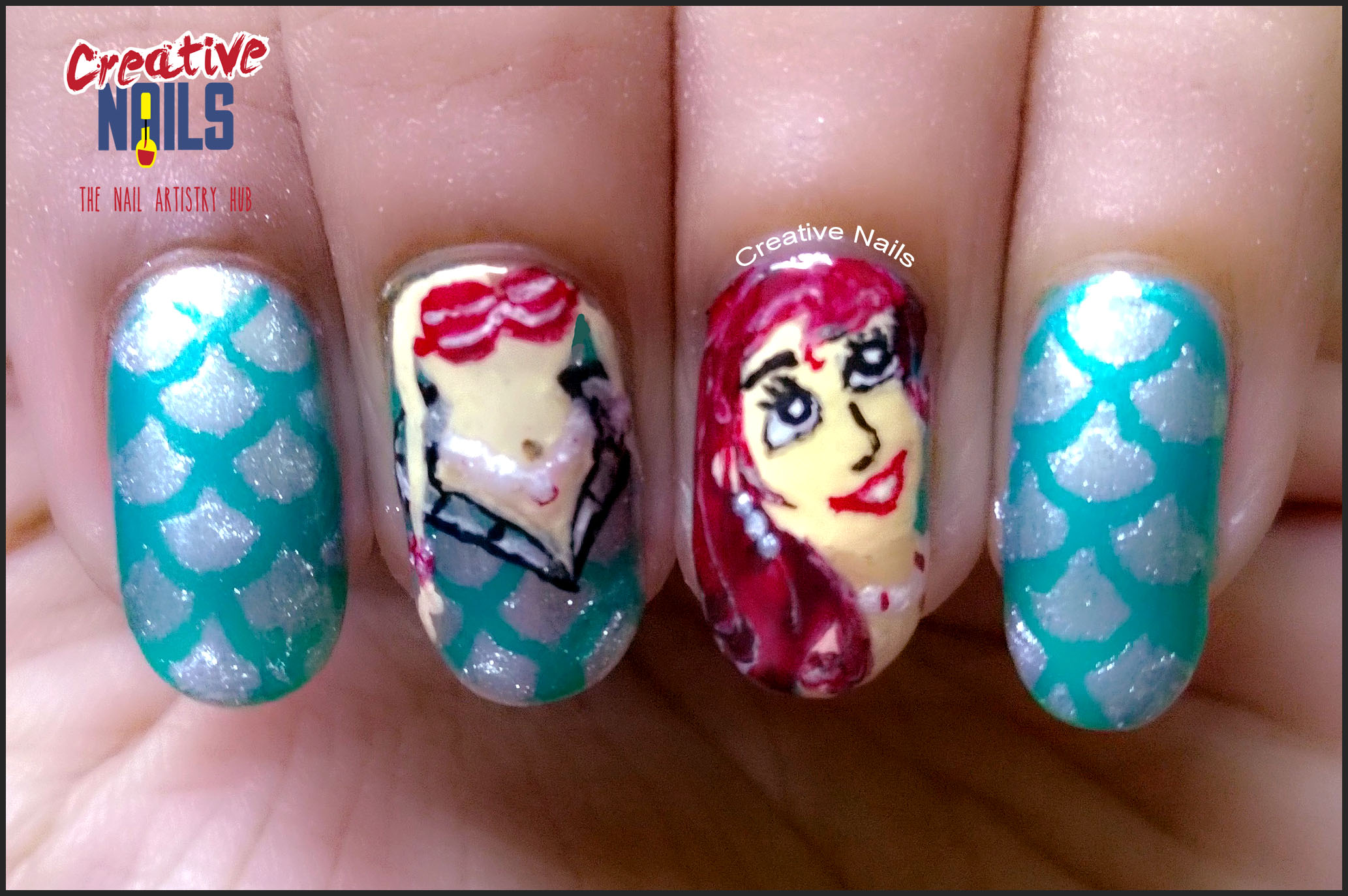 Mermaid Nail Art