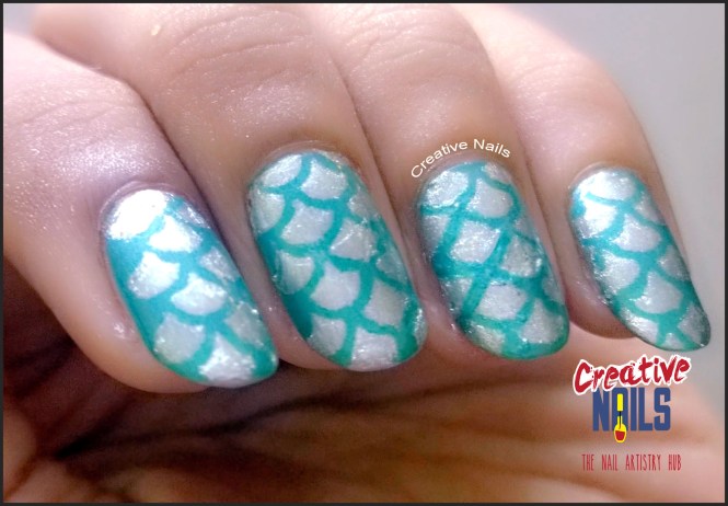 Mermaid / Fishtail Vinyl Nails