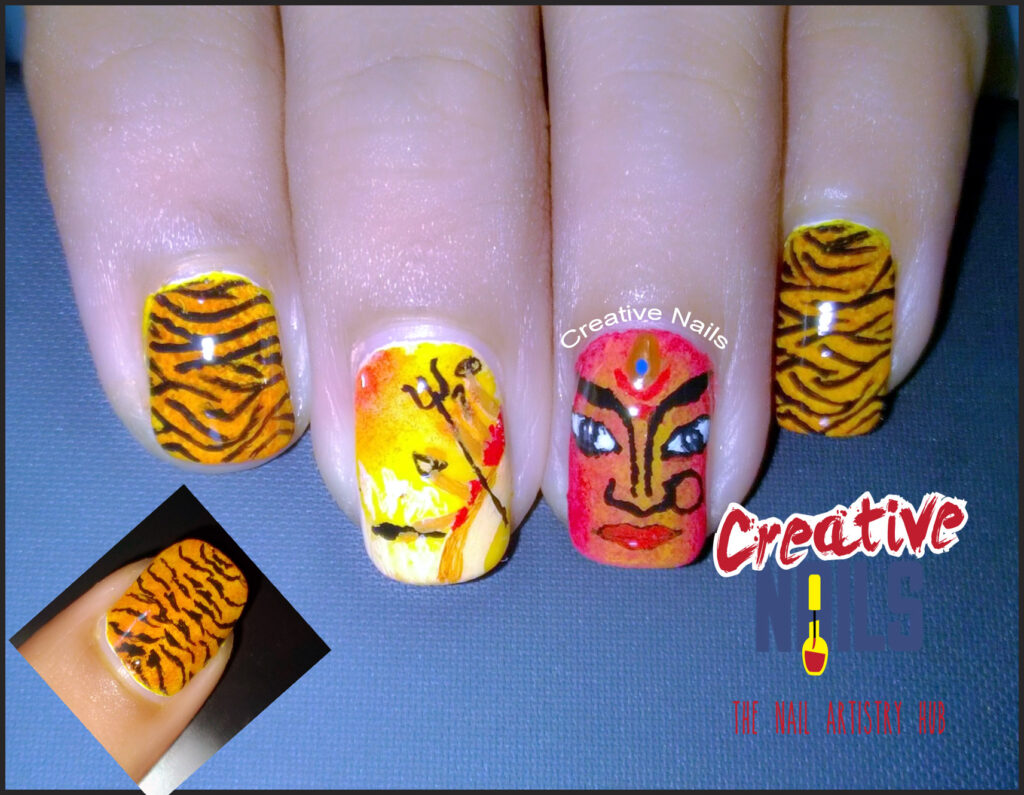 Navratri Nail Art!
