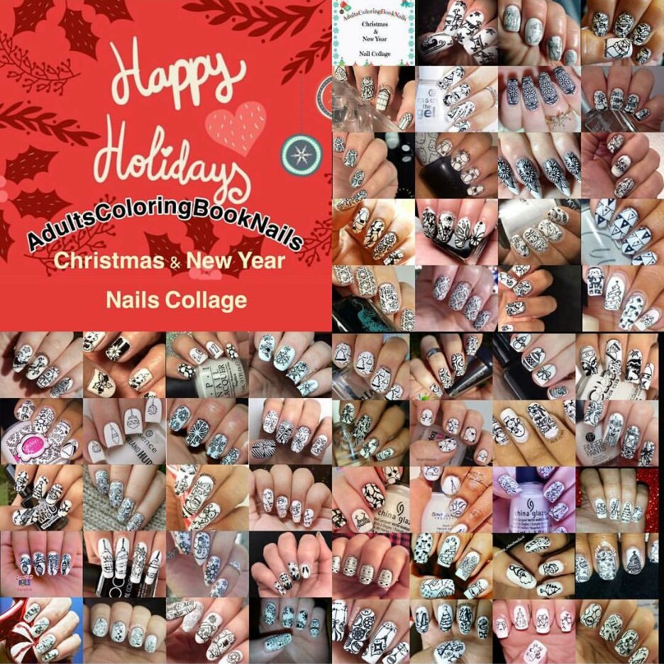 AdultsColoringBook Nail Art Challenge