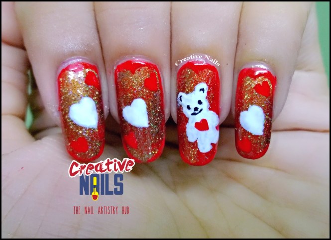 Teddy Day 2017 Nail Art!