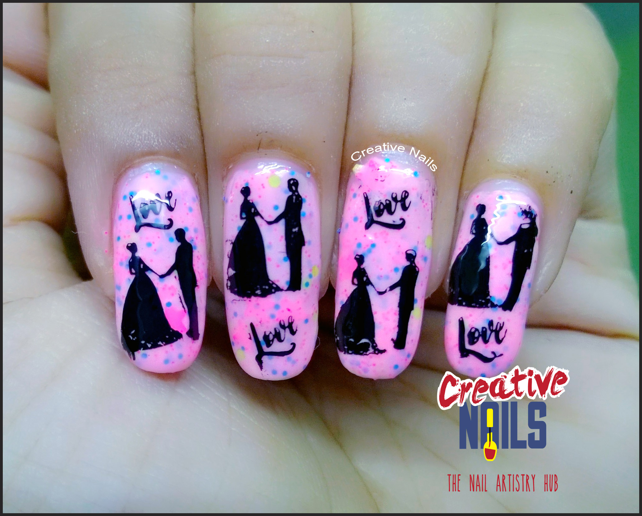 Valentine'e Day 2017 Nail Art