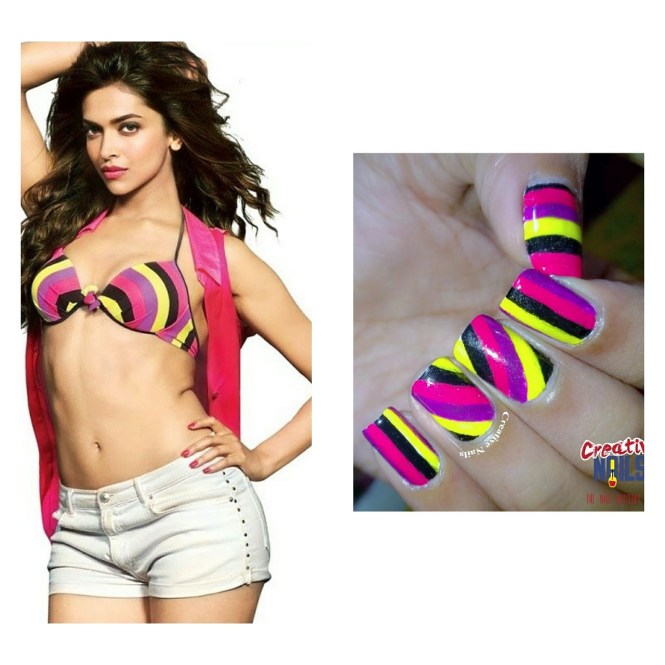 Deepika Padukone Outfit Matching Nails!