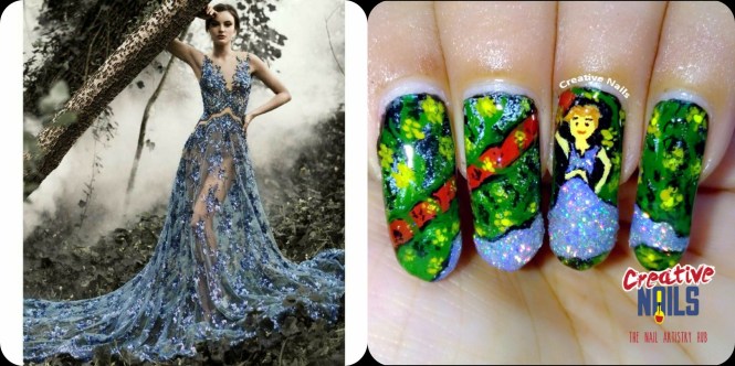 Inspirational Pic Nail Art Challenge -1!!