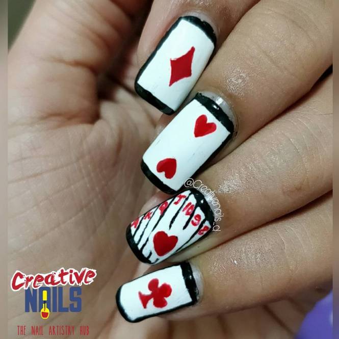 Play Cards Nail Art
