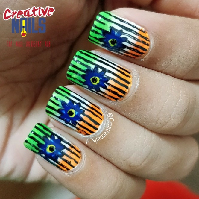 Independence Day 2017 Nail Art!