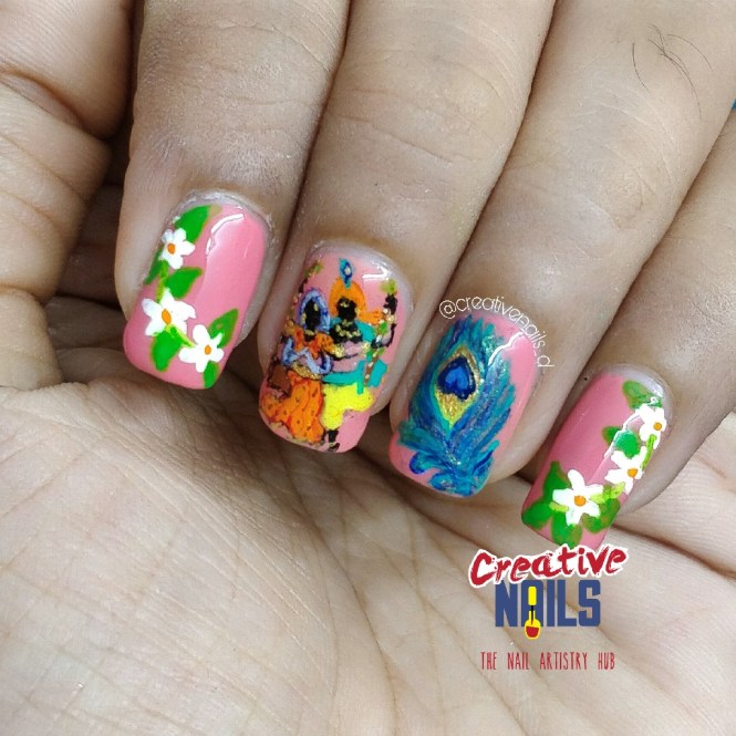 Shri Krishna Janmastami Nails!!