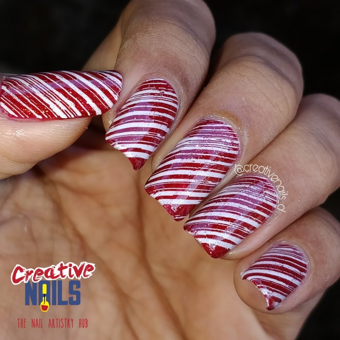 Christmas Candy On Nails