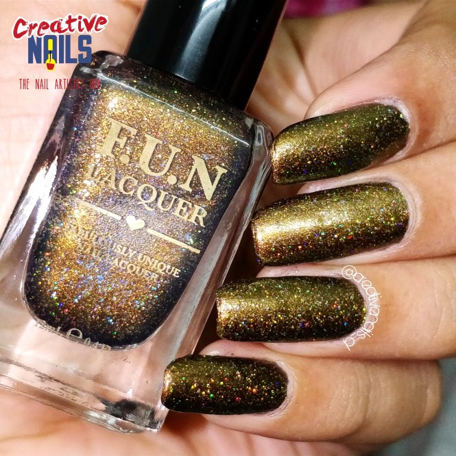 F.U.N Lacquer Holographic Nail Polish - Philia (H) 