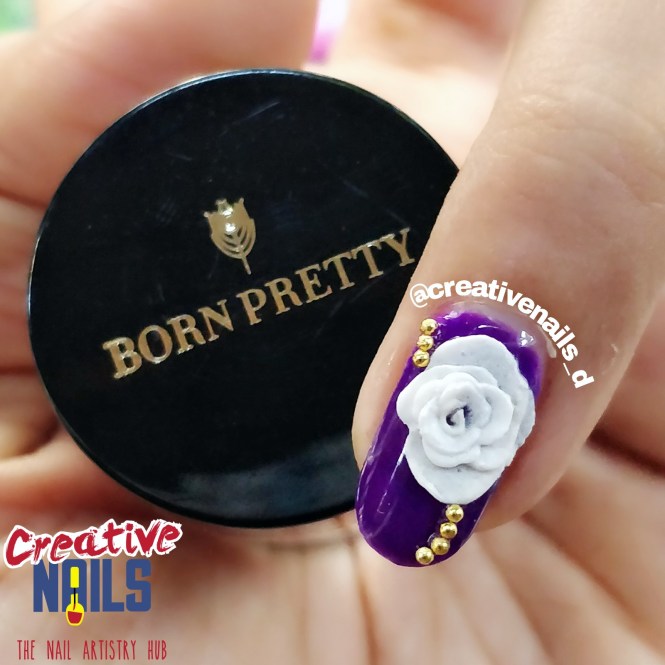 Acrylic Powder 3D Rose Nail Art!