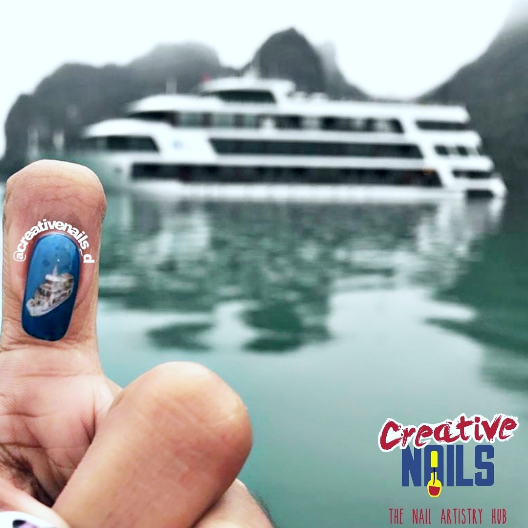 Photo Nail Art - Cruise Ha Long Bay