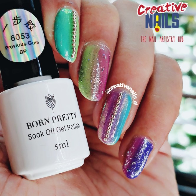 Vertical Gradient/Ombre Using Gel Nail Polish