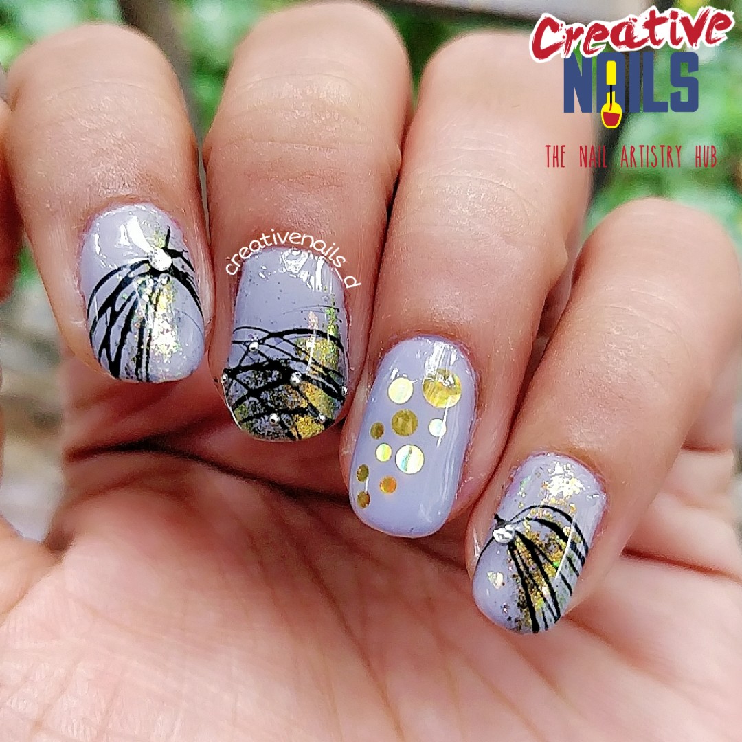 Spider Gel Nail Art!